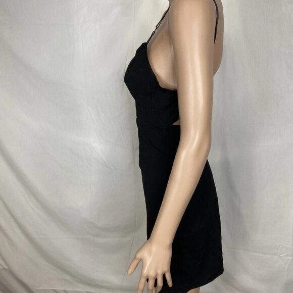 NEW DOLCE & GABBANA Vintage Bustier Back Strap Mini Dress Size M / IT 42 | Black - Picture 6 of 10